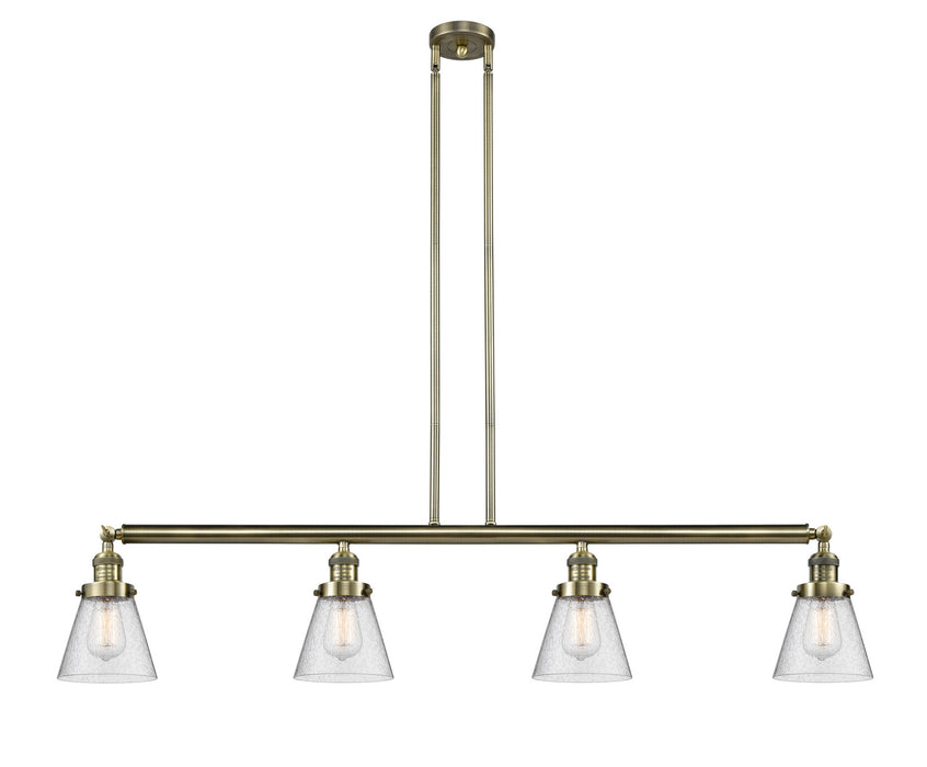 Innovations - 214-AB-G64-LED - LED Island Pendant - Franklin Restoration - Antique Brass