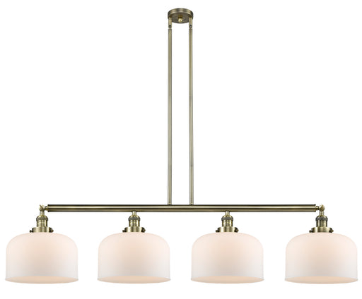 Innovations - 214-AB-G71-L - Four Light Island Pendant - Franklin Restoration - Antique Brass