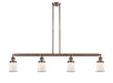 Innovations - 214-AC-G181S - Four Light Island Pendant - Franklin Restoration - Antique Copper