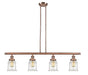 Innovations - 214-AC-G182 - Four Light Island Pendant - Franklin Restoration - Antique Copper