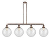 Innovations - 214-AC-G204-12-LED - LED Island Pendant - Franklin Restoration - Antique Copper