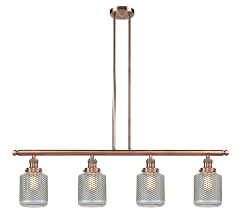 Innovations - 214-AC-G262-LED - LED Island Pendant - Franklin Restoration - Antique Copper