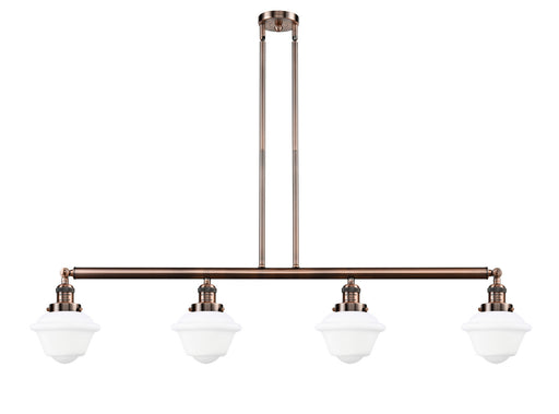 Innovations - 214-AC-G531 - Four Light Island Pendant - Franklin Restoration - Antique Copper