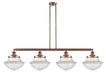 Innovations - 214-AC-G542-LED - LED Island Pendant - Franklin Restoration - Antique Copper