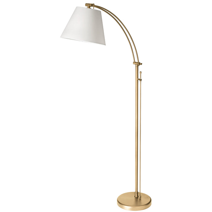 Dainolite Ltd - DM2578-F-AGB - One Light Floor Lamp - Felix - Aged Brass