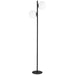 Dainolite Ltd - FOL-662F-MB - Two Light Floor Lamp - Folgar - Matte Black