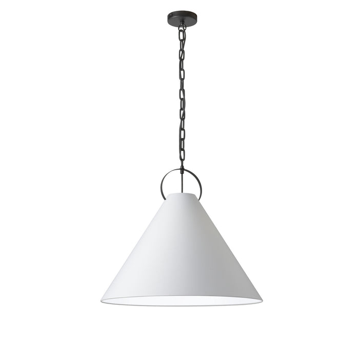 Dainolite Ltd - PCN-241P-MB-790 - One Light Pendant - Princeton - White