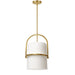 Dainolite Ltd - PDT-121P-AGB-WH - One Light Pendant - Paddington - White