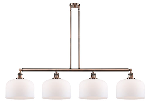 Innovations - 214-AC-G71-L - Four Light Island Pendant - Franklin Restoration - Antique Copper