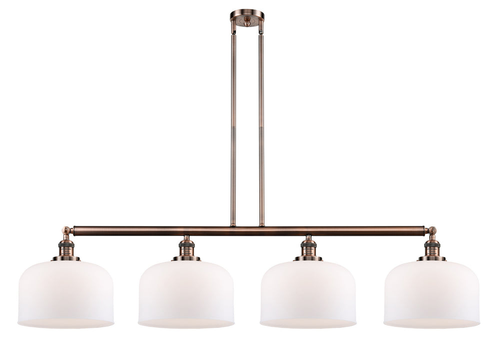 Innovations - 214-AC-G71-L - Four Light Island Pendant - Franklin Restoration - Antique Copper