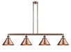 Innovations - 214-AC-M10-AC-LED - LED Island Pendant - Franklin Restoration - Antique Copper