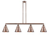 Innovations - 214-AC-M13-AC-LED - LED Island Pendant - Franklin Restoration - Antique Copper