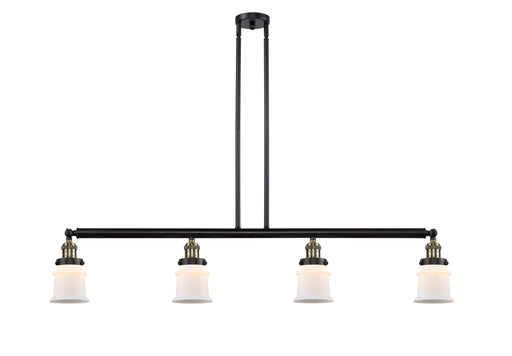 Innovations - 214-BAB-G181S - Four Light Island Pendant - Franklin Restoration - Black Antique Brass