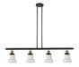 Innovations - 214-BAB-G194 - Four Light Island Pendant - Franklin Restoration - Black Antique Brass