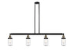 Innovations - 214-BAB-G314 - Four Light Island Pendant - Franklin Restoration - Black Antique Brass