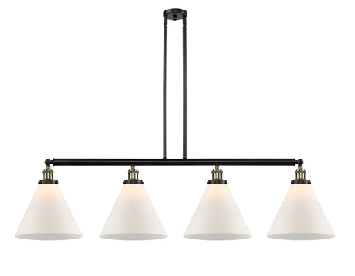 Innovations - 214-BAB-G41-L - Four Light Island Pendant - Franklin Restoration - Black Antique Brass