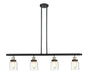 Innovations - 214-BAB-G52 - Four Light Island Pendant - Franklin Restoration - Black Antique Brass