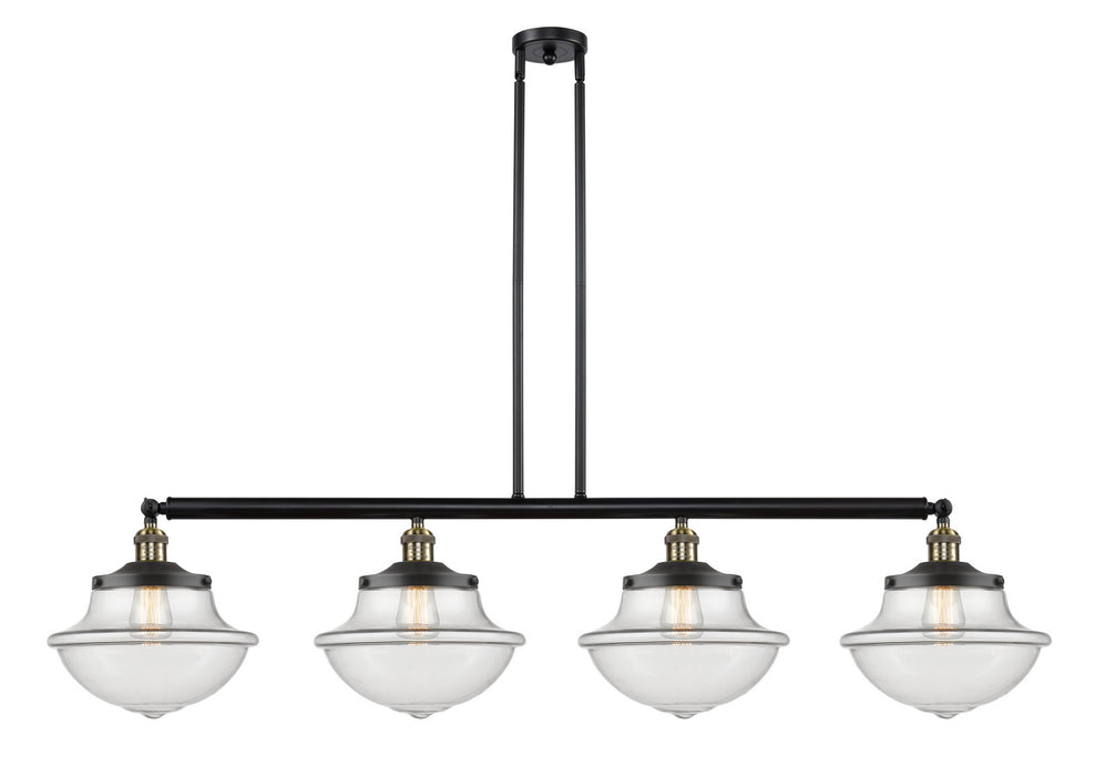 Innovations - 214-BAB-G542 - Four Light Island Pendant - Franklin Restoration - Black Antique Brass