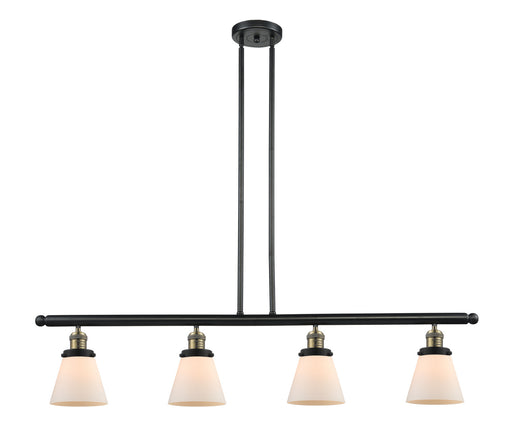 Innovations - 214-BAB-G61 - Four Light Island Pendant - Franklin Restoration - Black Antique Brass