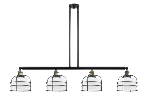 Innovations - 214-BAB-G71-CE - Four Light Island Pendant - Franklin Restoration - Black Antique Brass