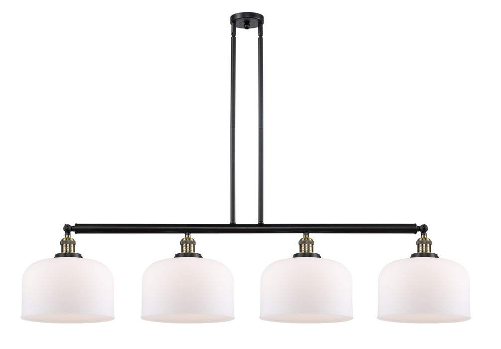 Innovations - 214-BAB-G71-L - Four Light Island Pendant - Franklin Restoration - Black Antique Brass