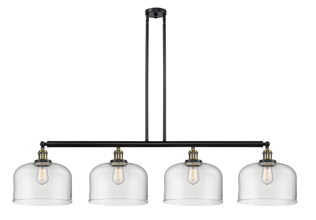 Innovations - 214-BAB-G72-L - Four Light Island Pendant - Franklin Restoration - Black Antique Brass