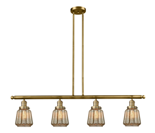 Innovations - 214-BB-G146-LED - LED Island Pendant - Franklin Restoration - Brushed Brass