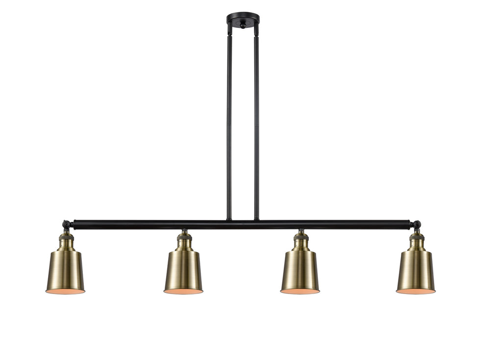 Innovations - 214-BAB-M9-AB-LED - LED Island Pendant - Franklin Restoration - Black Antique Brass