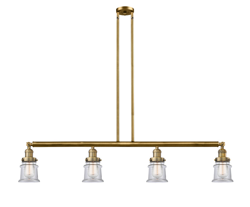 Innovations - 214-BB-G182S-LED - LED Island Pendant - Franklin Restoration - Brushed Brass