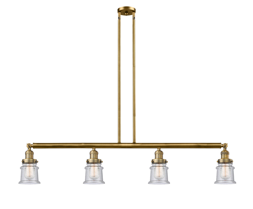 Innovations - 214-BB-G184S-LED - LED Island Pendant - Franklin Restoration - Brushed Brass