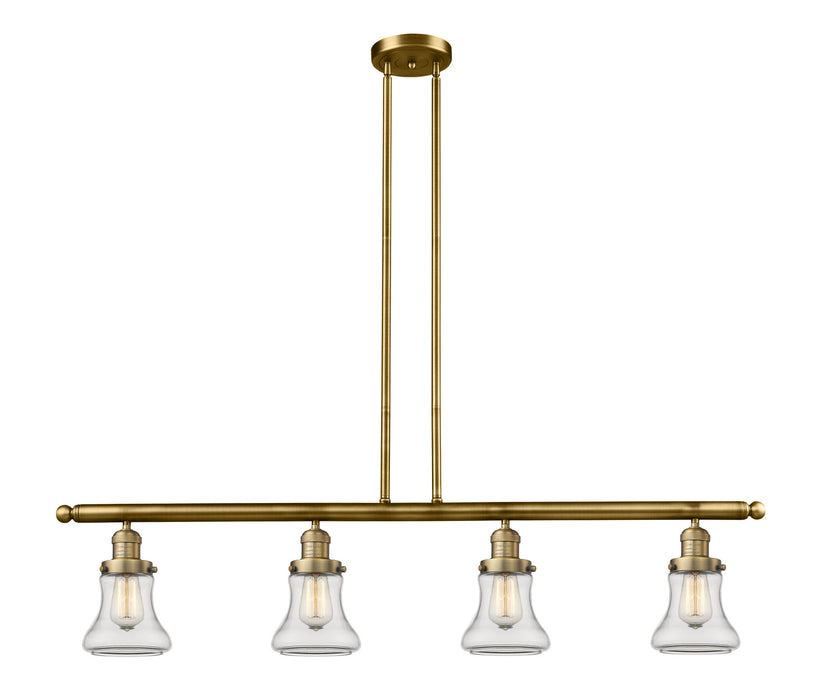 Innovations - 214-BB-G192-LED - LED Island Pendant - Franklin Restoration - Brushed Brass