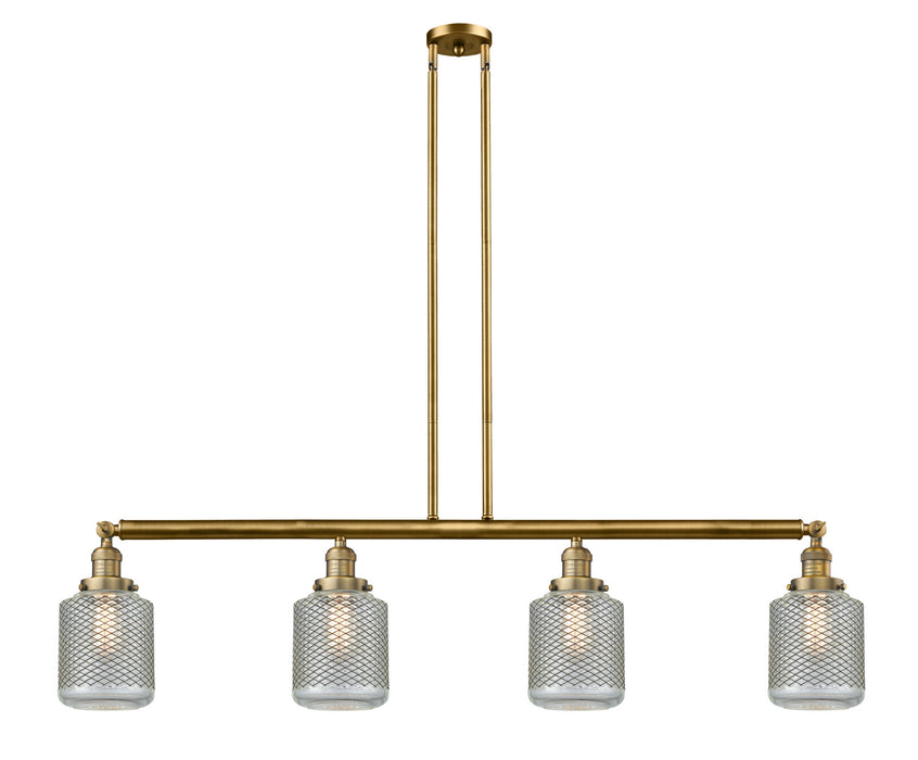 Innovations - 214-BB-G262-LED - LED Island Pendant - Franklin Restoration - Brushed Brass