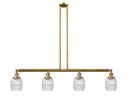 Innovations - 214-BB-G302-LED - LED Island Pendant - Franklin Restoration - Brushed Brass