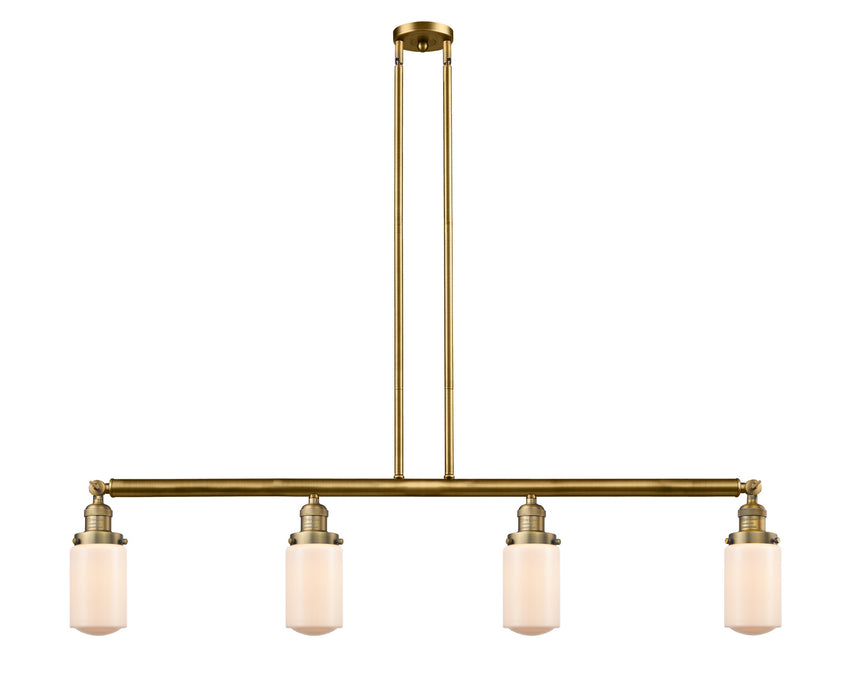 Innovations - 214-BB-G311-LED - LED Island Pendant - Franklin Restoration - Brushed Brass