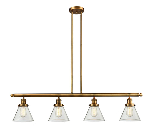 Innovations - 214-BB-G42-LED - LED Island Pendant - Franklin Restoration - Brushed Brass