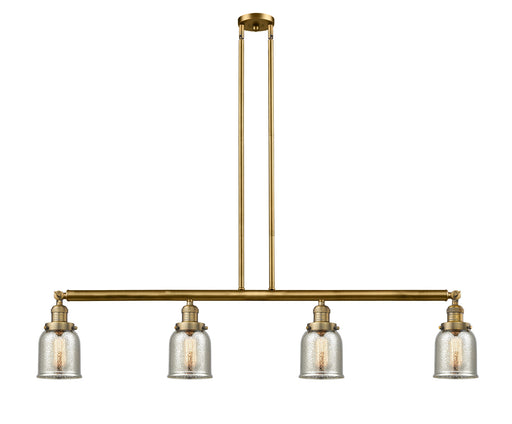 Innovations - 214-BB-G58 - Four Light Island Pendant - Franklin Restoration - Brushed Brass