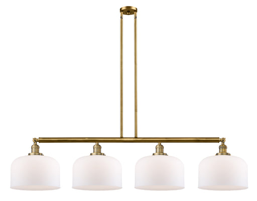 Innovations - 214-BB-G71-L - Four Light Island Pendant - Franklin Restoration - Brushed Brass