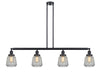 Innovations - 214-BK-G142 - Four Light Island Pendant - Franklin Restoration - Matte Black