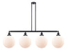 Innovations - 214-BK-G201-12-LED - LED Island Pendant - Franklin Restoration - Matte Black