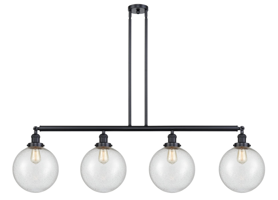 Innovations - 214-BK-G204-10-LED - LED Island Pendant - Franklin Restoration - Matte Black