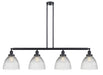 Innovations - 214-BK-G222 - Four Light Island Pendant - Franklin Restoration - Matte Black