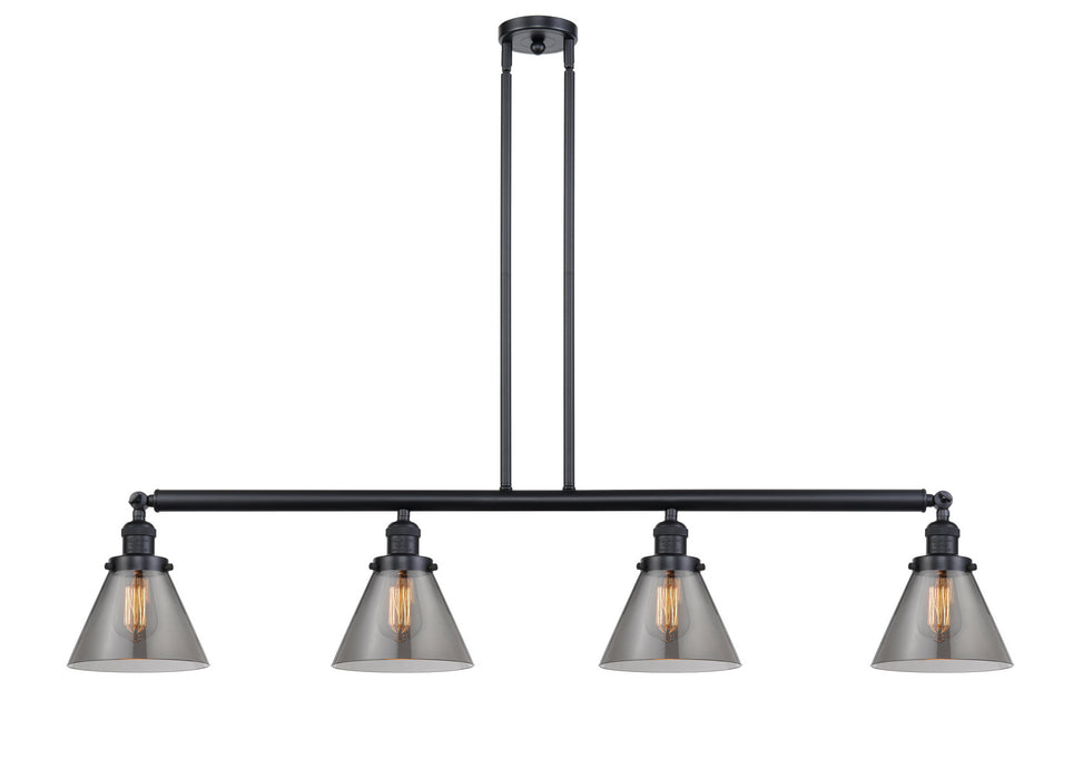 Innovations - 214-BK-G43-LED - LED Island Pendant - Franklin Restoration - Matte Black