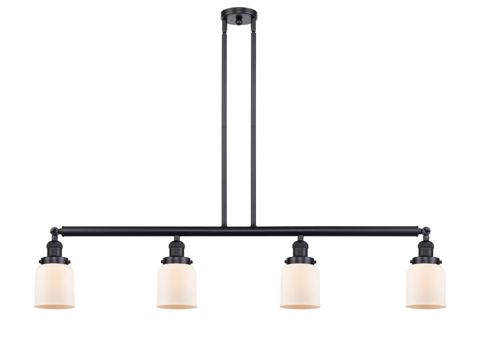 Innovations - 214-BK-G51 - Four Light Island Pendant - Franklin Restoration - Matte Black