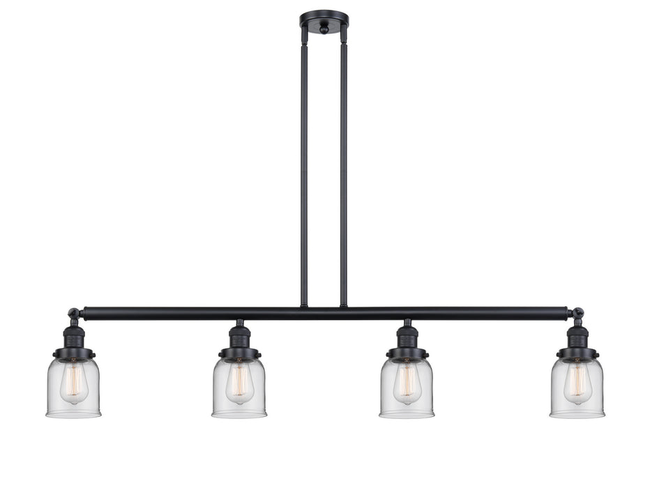 Innovations - 214-BK-G52 - Four Light Island Pendant - Franklin Restoration - Matte Black