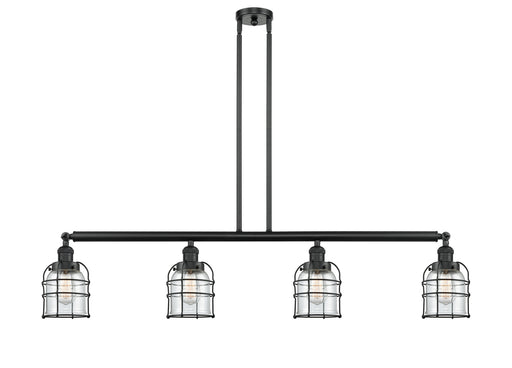 Innovations - 214-BK-G52-CE-LED - LED Island Pendant - Franklin Restoration - Matte Black