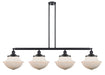 Innovations - 214-BK-G541 - Four Light Island Pendant - Franklin Restoration - Matte Black