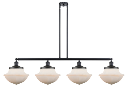 Innovations - 214-BK-G541 - Four Light Island Pendant - Franklin Restoration - Matte Black