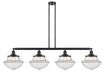 Innovations - 214-BK-G542 - Four Light Island Pendant - Franklin Restoration - Matte Black