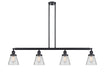 Innovations - 214-BK-G62 - Four Light Island Pendant - Franklin Restoration - Matte Black