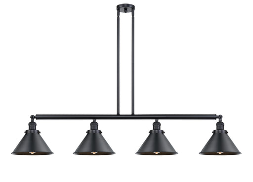 Innovations - 214-BK-M10-BK - Four Light Island Pendant - Franklin Restoration - Matte Black